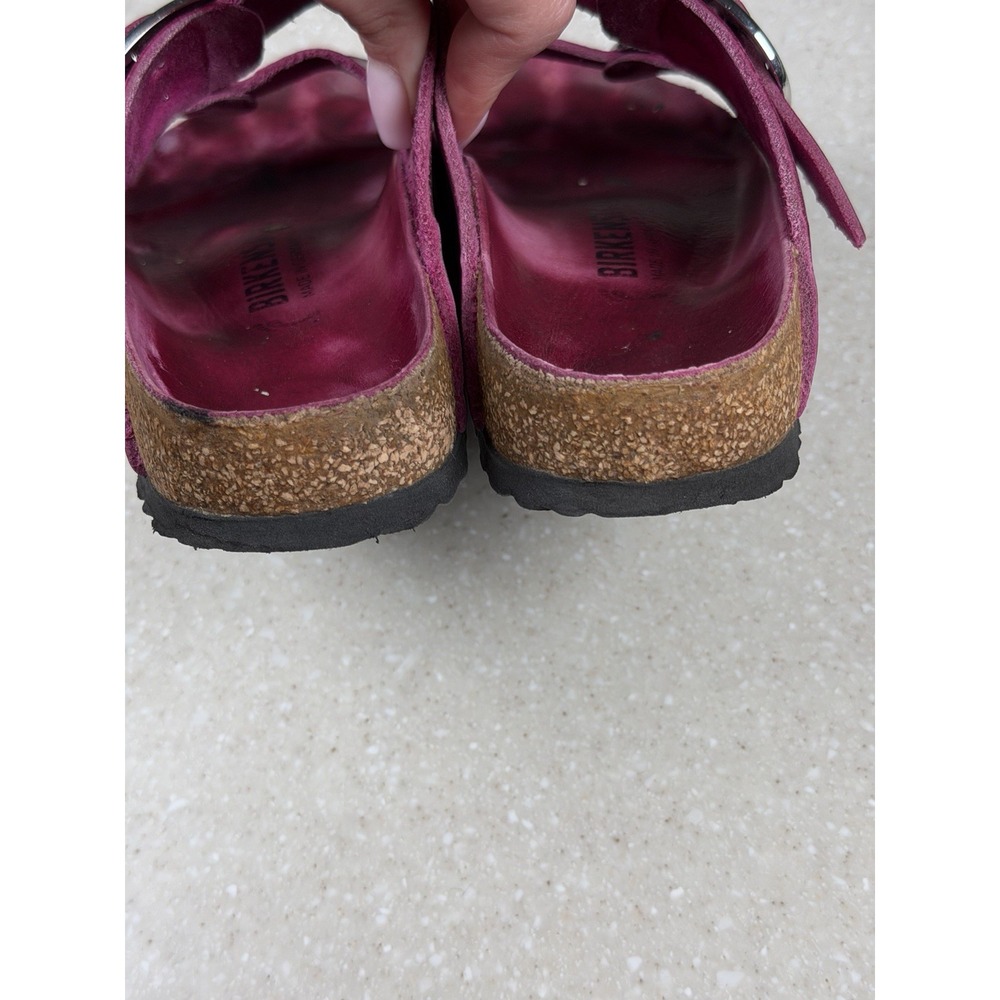 Birkenstock Arizona Big Buckle Festival Fuchsia Oiled Exquisite Nar EU 36 - US 5 - Picture 6 of 12